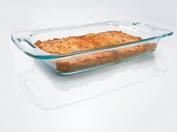 Pyrex Glass Bakeware Dish, Clear, Medium