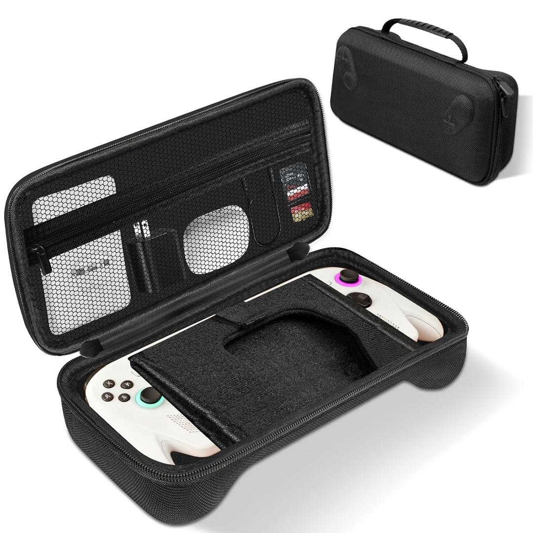 sarlar Carrying Case Compatible with ASUS ROG Xbox Ally/Xbox Ally X 2025, Premium EVA Hard Shell Pouch with Mesh Pocket, Protective Portable Travel Storage Carry Bag for Console and Accessories