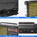 Emergency Weather Radio Solar Hand Crank AM/FM/SW/NOAA Weather Alert Portable Radio with Cellphone Charger, Headphone Jack, Flashlight, Reading Lamp and SOS Alarm for Outdoor (Yellow)