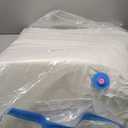 Bedluxe Wedge Pillow, 10 inch Bed Wedge Pillow for Headboard, Pillow Wedge for Acid Reflux Relief, Sleeping, Back Pain Relief, Snoring, Triangle Pillow Wedge - Cooling Memory Foam Top, White/Grey