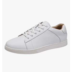 Jousen Men' s Casual Shoes Leather Dress Sneakers Business Casual Shoes for Men Breathable Fashion Sneakers, Size 8