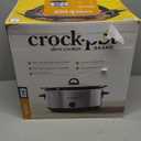 Crock-Pot 7 Quart Oval Manual Slow Cooker, Stainless Steel (SCV700-S-BR), Versatile Cookware for Large Families or Entertaining