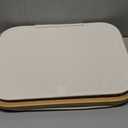 LONBET Laundry Basket with Lid, Made from Breathable Fabric | Aesthetic Clothes Hampers for Laundry with Side Handles & Sturdy Bamboo Frame (26 Gallons - Single, Beige)