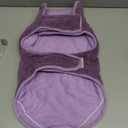 Malier Dog Winter Coat, Reversible Fleece Dog Cold Weather Coats, Windproof Warm Snow Puppy Jacket Vest Pet Clothes for Small Medium Large Dogs (Purple, X-Small)