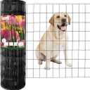 Black PVC Coated Welded Wire Fence 24" x 50' Roll, 2"x3" Mesh, 16 Gauge
Vinyl Coated Garden Fencing, Yard & Pet Barrier, Chicken Wire Fencing, Dog Enclosure Mesh, Vegetable Plant Protector