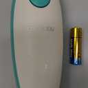 CIRCLE JOY Electric Can Opener, One-Touch Automatic Can Opening with Smooth Edges, Food Safety Handheld Battery-Operated Can Opener for Kitchen and Seniors, Green