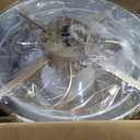 20" Boho Fandelier Ceiling Fans with Lights, Fabric Chandelier Ceiling Fan with Light Remote Control, Caged with 6 Speeds for Living Room, Bedroom, Nursery.