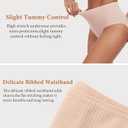 ANLIQI Women Underwear Cotton High Waist Tummy Control Panties Full Coverage Briefs Soft Stretch Ladies Breathable Underpants (M)