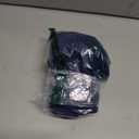 LUX Dcor Queen Fitted Sheet Only - Easy to Fit 360 Elastic Microfiber Sheets - 16 Inches Deep Pocket - Wrinkles Fade Resistant - Dark Navy