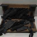 2 Set of Floating Bookshelf with Super Load-Bear Shelf Brackets, Paulownia Wood Invisible Bookshelf, Hanging Bookshelves for Wall, Unique Space Saving Wall Bookcase