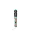CALISTA GoGo Mini Heated Round Brush | Curl, Touch-Up, De-Frizz, and Style Hair with the Mini 7” Styling Tool | Heats to 365°F | Perfectly Designed Travel Tool | Dual Voltage (Retro Floral)