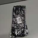 3 x Flower Pattern Women's Lace Gloves with Ruffle Wrist Length (Black)