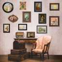 Pinkunn 12 Pcs Vintage Picture Frames for Wall or Tabletop Display Ornate French Country Frames Vintage Farmhouse Decor Antique Wall Art Set for Gallery Bedroom Living Room, No Photos