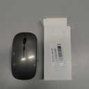 Battery Wireless Mouse, 2.4G Noiseless Mouse with USB Receiver - Slim Portable Computer Mice, 3 DPI Quiet Silent Optical Laptop Mice for PC, Tablet, Laptop Notebook Computer- Grey