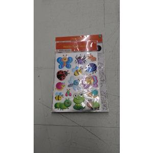 Paint With Water With Paint Brush & 6 Paint Colors 4PCS, Metallic Pop Up Stickers