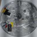 YYJLX Modern E26 Small Crystal Chandelier Semi Flush Mount Ceiling Light Fixture Silver Ceiling Lamp for Hallway Bedroom Bathroom Closet Bedroom Foyer Chrome