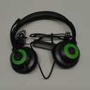 USB Headset with Mic for PC, On-Ear Computer Laptop Headphones with Noise Cancelling Microphone in-line Control for Home Office Online Class Skype Zoom (USB+3.5mm, Green)