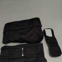 Pet Parents Washable Dog Diapers (3pack) + Extendrs of Durable Doggie Diapers, Premium Dog Diapers Female & Male (Large, Black) (Large (19-27"))