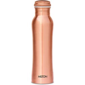 MILTON Copper Water Bottle 920ml (34 oz) | Leak-Proof Bottle | BPA-Free | Reusable | Single Wall for Gym, Office, Home, Travel