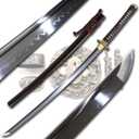 ShadowDancer Handmade Full Tang Katana Sword - Authentic T10/1095 Steel Blade with Real Hamon,Not L6 Clay Temper, and Sharp Edge - Perfect for Iaido, Martial Arts Practitioners (ChaIshime)