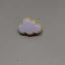 AUSAYE Sensor LED Night Light Plug-in Night Lights for Kids Adults, Cute Dream Lighting Wall Lamp Cloud NightLight for Bedroom Bathroom,Toilet,Stairs,Kitchen,Hallway Home Decor (1 Pack, Yellow Base)