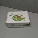 Japanese Matcha Set 7pcs - Ceramic Bowl & Hyaku Hon Tachi Bamboo Whisk (Chasen), Chashaku Spoon, Strainer, Cloth - Traditional Tea Ceremony Kit