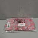 Fuutreo 50 Pcs Christmas Candy Gift Bags Xmas Clear Sealing Pouches with Handles Resealable Red Christmas Plastic Bag for Xmas Winter Holiday Party Snack Gift Wrap Supplies Decoration (Candy)