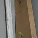 LazBlinds No Tools No Drill Cordless Roman Shades for Windows, Blackout Thermal Insulated UV Blocking Window Blinds, Lightweight Fabric Blinds for Indoor Windows, 35.5" W x 60" H, Blackout - White