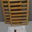 viewcare Small Shoe Rack, 2-Tier Shoe Rack for Entryway, Bamboo Wood Shoe Shelf for Closet & Hallway, Long 17.2IN | Beautiful | Functional | Sturdy | Durable