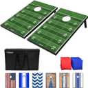 GoSports Portable Cornhole Sets, 8 Styles – Choose 4 x 2 ft or 3 x 2 ft - Boards Include 8 Bean Bags, Travel Case, and Game Rules