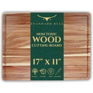 Acacia Wood Cutting Board  Food-Safe & Easy to Clean  Gentle on Knives, Display-Worthy Acacia Grain  Loved by Cooks, Hosts & Kitchen Enthusiasts Alike