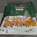 DomKom 13.6 FT Christmas Inflatable Outdoor Santa Claus on Sleigh with Six Reindeer, Building LED Lights, Blow Up Yard Decoration for Party Garden Lawn Winter Decor