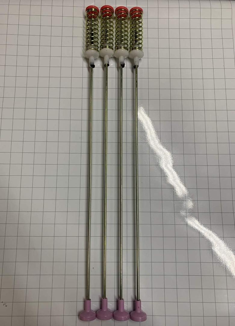 New 4 Pieces DC97-16350E Suspension Rods 26" Long Compatible for Samsung Washer by OEM Manufacturer WA456DRHDSU, PS4276369 AP5669739