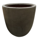 Clay Gray Vase for Plants,L size.