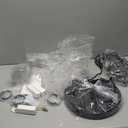 3-Light Raindrop Pendant Light Fixtures, Black Glass Pendant Lighting, Teardrops Modern Hanging Light for Entryway Foyer Kitchen Island Dining Living Room Hallway