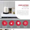 Candle Warmer Plate Safely Releases Scents Without a Flame- Used as Candle Jar Warmer, Candle Melter, Coffee Warmer, Mug Warmer, Cup Warmer in Your Home & Office (Black)