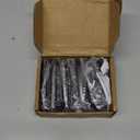 Door Hinge 3 1/2 Inch Interior Door Hinges Matte Black 3.5 Inch Interior Hinges Flat Iron Hinge 3 "x 3 " Door Hardware 5/8" Radius - 12 Pieces