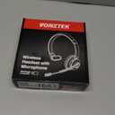 Vonztek Wireless Headset, Bluetooth Headphones with Microphone Noise Canceling & USB Dongle, Trucker Bluetooth Headset with Mic Mute for Cell Phone Computer Work Office Meetings Teams Skype Call