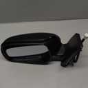 Left Driver Side Mirror Compatible with Toyota Corolla 2009-2013 Heated Power Glass Manual Folding Black 5 Pins