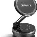 Magnetic Phone Holder for Car, 2025 Upgrade with 96LBS Ultra Suction & 2800gf Strong Magnet, 360° Adjustable Hands-Free Mount, Premium Car Accessories for Women Men, Fits iPhone/Android