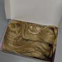 BARSDAR Long Blonde Curtain Bangs Wig - 26 Inch Long Wavy Layered Wigs for Women - Synthetic Hair Sabrina Wigs Butterfly Haircut Soft Natural Looking Daily Party Halloween - Blonde Mixed