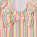 Little Me Baby-Girls Little Girls' UPF 50+ Sun Protection One Piece Swimsuit (4T, Pink Ice Cream Stripe)