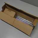 TVWOO Silver Wrap Around Curtain Rods:5/8 Inch Blackout Adjustable Window Curtain Rod for Bedroom Kitchen Apartment Renter Friendly,Room Darkening Curved Drapery Rods Easy Install,Antique Brown 28-48"