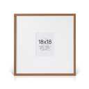 artisane home goods - Gallery Frame 1.0, Picture Frame, 18x18 White Oak, Gallery Wall Frame Set, Large Picture Frame, Oversized Mat (4x4, 4x6, and 5x7)
