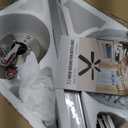 54 inch Ceiling Fans with Lights and Remote, Low Profile Ceiling Fan with Light, Flush Mount, Reversible, 3CCT, Dimmable, Noiseless, Black Ceiling Fan for Bedroom, Indoor/Outdoor Use