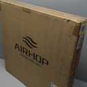 AIRHOP 0.56in Thick 24 Sq Ft Exercise Equipment Mats, 6 Tiles Upgraded Rubber Top with High Density EVA Foam, Large Interlocking Puzzle Gym Flooring for Home Gym, Heavy Weight Workout, 24 x 24in (Black/Purple)