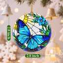 Christmas Ornaments, Butterfly Ornament, Christmas Tree Decorations, Holiday Decorations, Holiday Ornaments, Butterfly Lover Gifts, Holiday Party Gifts, and Xmas Gift Ideas