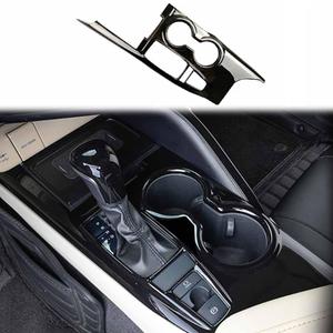 Rifoda for Camry 2018 2019 2020 2021 2022 ABS Accessories Center Console Gear Shift Panel Cover Fit for Toyota Carmy LE SE TRD SE-Nightshade Editon Interior Trim Bright Black