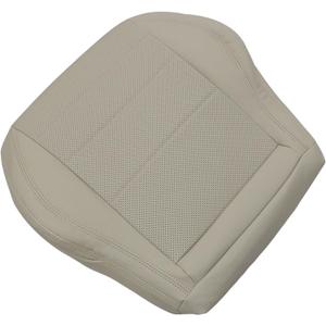 GXARTS Tan Driver Side Bottom Replacement Perforated Leather Seat Cover Compatible with Mercedes Benz C250 C350 2012 2013 2014 2015