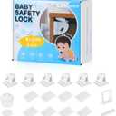 Magnetic Cabinet Locks for Child Safety, Drawer Locks Baby Proofing, Magnetic Door Safety Locks for Cabinets and Drawers, Easy Installation No Tools Required (6)